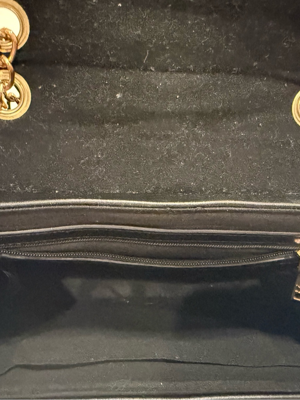 Badgley Mischka Black Quilted Leather Convertible Shoulder Bag - Picture 8 of 9